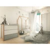 Bellamy Pinette Babykamer: Ledikant/Juniorbed, Commode En 2-Deurskast