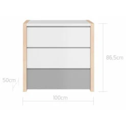 Bellamy Pinette Babykamer: Ledikant/Juniorbed, Commode En 2-Deurskast 16 Bellamy Pinette Babykamer: Ledikant/Juniorbed, Commode En 2-Deurskast -Bekende Babyartikelen Winkel bellamy pinette commode pibskomo 3 2