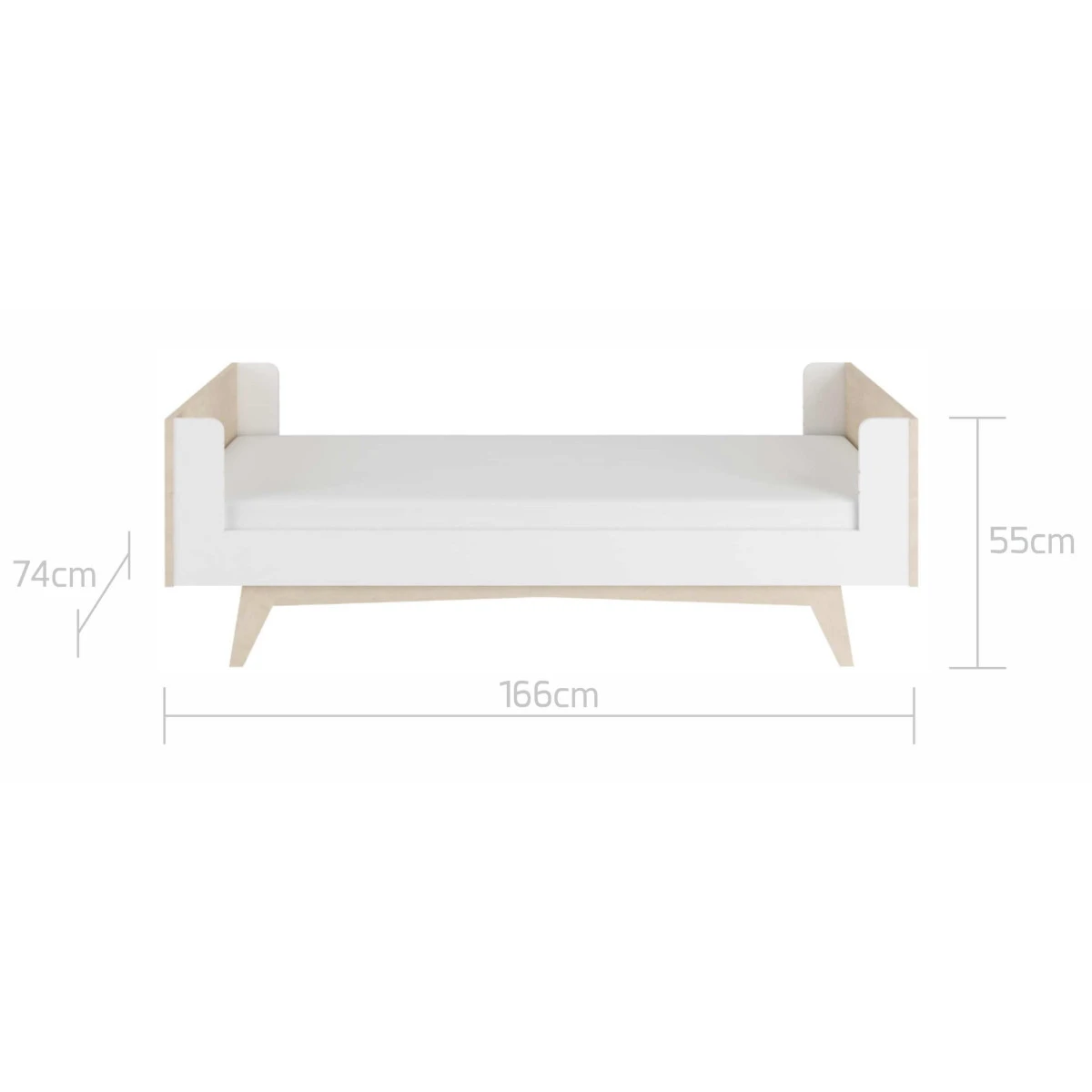 Bellamy So Sixty 70 x 140/160 cm Ledikant/Juniorbed SSBILO70 Bellamy So Sixty 70 X 140/160 Cm Ledikant/Juniorbed SSBILO70 -Bekende Babyartikelen Winkel
