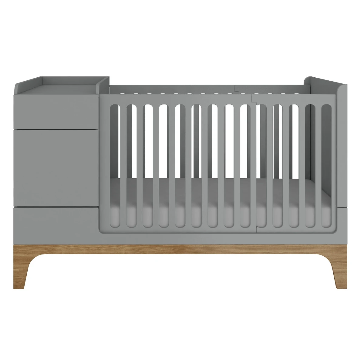 Bellamy UP! Grey 70 x 120/160 cm 2-in-1 Meegroei Ledikant en Commode Bellamy UP! Grey 70 X 120/160 Cm 2-in-1 Meegroei Ledikant En Commode -Bekende Babyartikelen Winkel bellamy up grey 70 x 120 160 cm 2 in 1 meegroei ledikant en commode 2