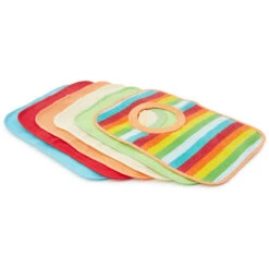 Bieco Regenboog 6 Stuks Slabber Set 38000123 -Bekende Babyartikelen Winkel bieco regenboog 6 stuks slabber set 38000123 2