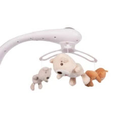 Bo Jungle B-Pure White Automatische Wieg B725000 -Bekende Babyartikelen Winkel bo jungle b pure white automatische wieg b725000 muziekmobiel