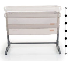 Cangaroo Connect Us Beige Wieg Aan Bed -Bekende Babyartikelen Winkel cangaroo connect us beige wieg aan bed 8