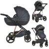 Cangaroo Florence Black 3-in-1 Kinderwagen Incl. Autostoel 109997 -Bekende Babyartikelen Winkel cangaroo florence black 3 in 1 kinderwagen incl. autostoel 109997 1
