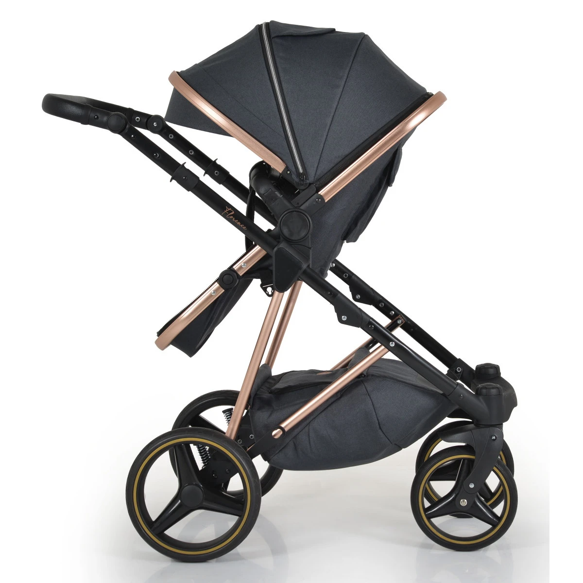 Cangaroo Florence Black 3-in-1 Kinderwagen incl. Autostoel 109997 Cangaroo Florence Black 3-in-1 Kinderwagen Incl. Autostoel 109997 -Bekende Babyartikelen Winkel cangaroo florence black 3 in 1 kinderwagen incl. autostoel 109997 12