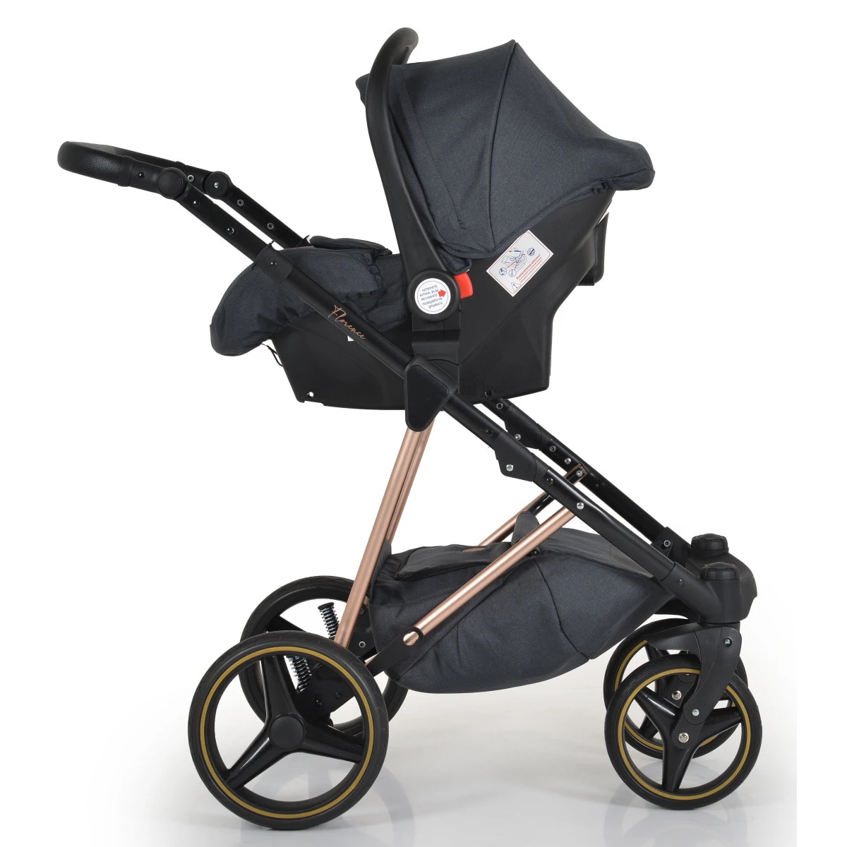 Cangaroo Florence Black 3-in-1 Kinderwagen incl. Autostoel 109997 Cangaroo Florence Black 3-in-1 Kinderwagen Incl. Autostoel 109997 -Bekende Babyartikelen Winkel cangaroo florence black 3 in 1 kinderwagen incl. autostoel 109997 19