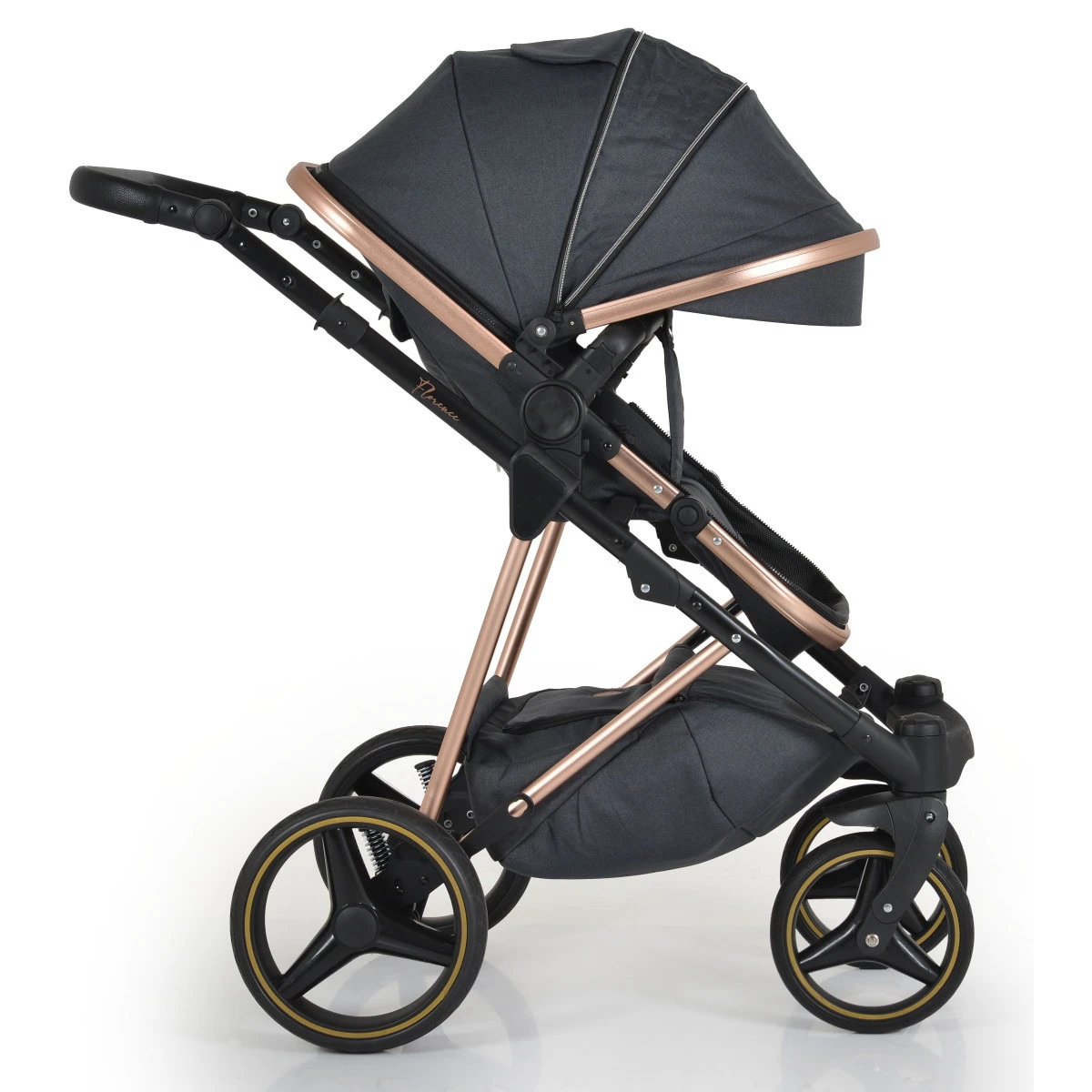 Cangaroo Florence Black 3-in-1 Kinderwagen incl. Autostoel 109997 Cangaroo Florence Black 3-in-1 Kinderwagen Incl. Autostoel 109997 -Bekende Babyartikelen Winkel cangaroo florence black 3 in 1 kinderwagen incl. autostoel 109997 9