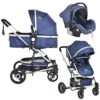 Cangaroo Gigi Denim 3-in-1 Combi Kinderwagen Incl. Autostoel -Bekende Babyartikelen Winkel cangaroo gigi denim 3 in 1 combi kinderwagen 1