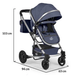 Cangaroo Gigi Denim 3-in-1 Combi Kinderwagen Incl. Autostoel -Bekende Babyartikelen Winkel cangaroo gigi denim 3 in 1 combi kinderwagen 16