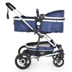 Cangaroo Gigi Denim 3-in-1 Combi Kinderwagen Incl. Autostoel -Bekende Babyartikelen Winkel cangaroo gigi denim 3 in 1 combi kinderwagen 4