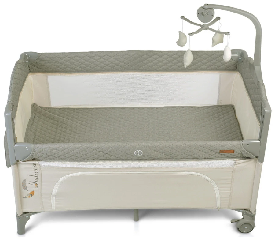 Cangaroo Indiana Grey Campingbed Cangaroo Indiana Grey Campingbed -Bekende Babyartikelen Winkel cangaroo indiana grey campingbed 5