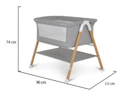 Cangaroo Kalinihta Wooden Grey Wieg -Bekende Babyartikelen Winkel cangaroo kalinihta wooden grey wieg 7