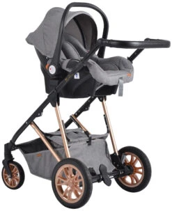 Cangaroo Midas Grey 3-in-1 Combi Kinderwagen Incl. Autostoel -Bekende Babyartikelen Winkel cangaroo midas grey 3 in 1 combi kinderwagen incl. autostoel 12