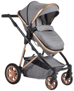 Cangaroo Midas Grey 3-in-1 Combi Kinderwagen Incl. Autostoel -Bekende Babyartikelen Winkel cangaroo midas grey 3 in 1 combi kinderwagen incl. autostoel 3