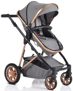 Cangaroo Midas Grey 3-in-1 Combi Kinderwagen Incl. Autostoel -Bekende Babyartikelen Winkel cangaroo midas grey 3 in 1 combi kinderwagen incl. autostoel 4