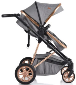 Cangaroo Midas Grey 3-in-1 Combi Kinderwagen Incl. Autostoel -Bekende Babyartikelen Winkel cangaroo midas grey 3 in 1 combi kinderwagen incl. autostoel 7