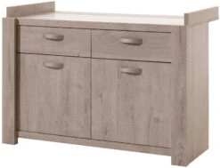 Meegroei Babykamer Amalia Grijs: Meegroei Ledikant En Commode -Bekende Babyartikelen Winkel commode amalia grijs 2