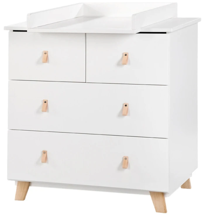 Babykamer Romy: Ledikant, Commode & 2-Deurskast Babykamer Romy: Ledikant, Commode & 2-Deurskast -Bekende Babyartikelen Winkel commode noah 1