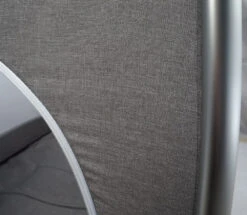 Ding Estilo Melee Grey Ledikant En Reisbedje -Bekende Babyartikelen Winkel detail denim campingbed