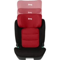 Ding Aron Red I-Size Autostoel 15-36 Kg DI-111923 5 Ding Aron Red I-Size Autostoel 15-36 Kg DI-111923 -Bekende Babyartikelen Winkel ding aron red i size di 111923 11positions