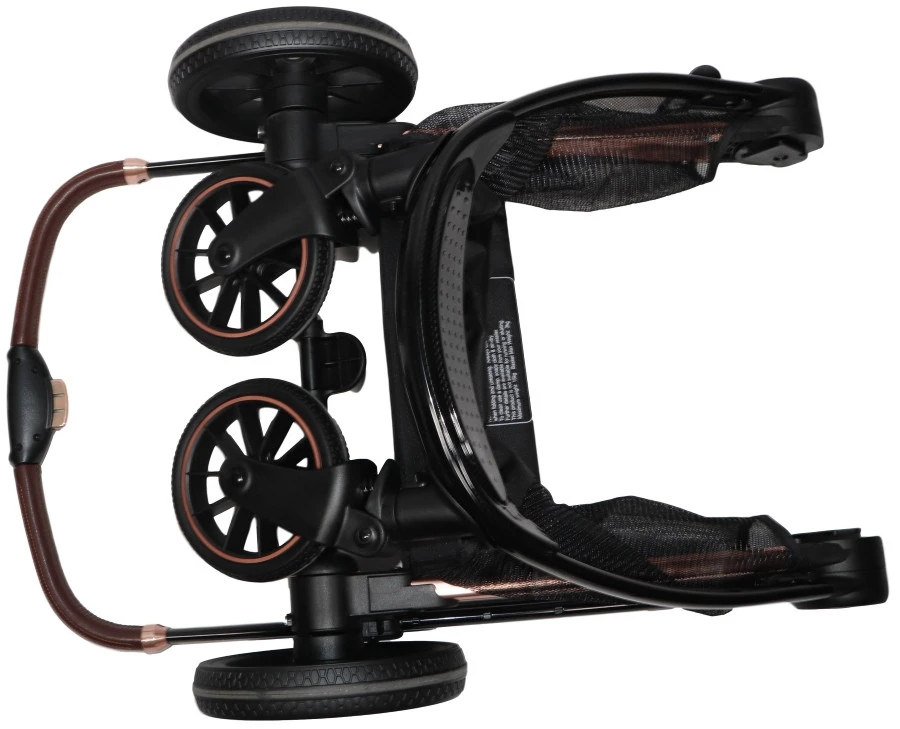 Ding Fenix Black/Black Kinderwagen DI-191701 Ding Fenix Black/Black Kinderwagen DI-191701 -Bekende Babyartikelen Winkel