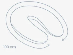 Doomoo Comfy Big Tetra Grey Voedingskussenhoes 35002021 -Bekende Babyartikelen Winkel doomoo comfy big tetra voedingskussenhoes 1