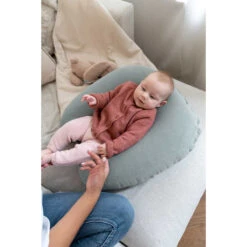 Doomoo Green Opblaasbaar Voedingskussen NAP01 -Bekende Babyartikelen Winkel doomoo green opblaasbaar voedingskussen nap01 1