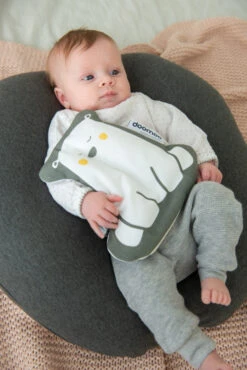 Doomoo Softy Chine Anthracite Voedingskussen S12 -Bekende Babyartikelen Winkel doomoo lifestyle softy baby chine anthracite snoogy bear kep9926 rgb