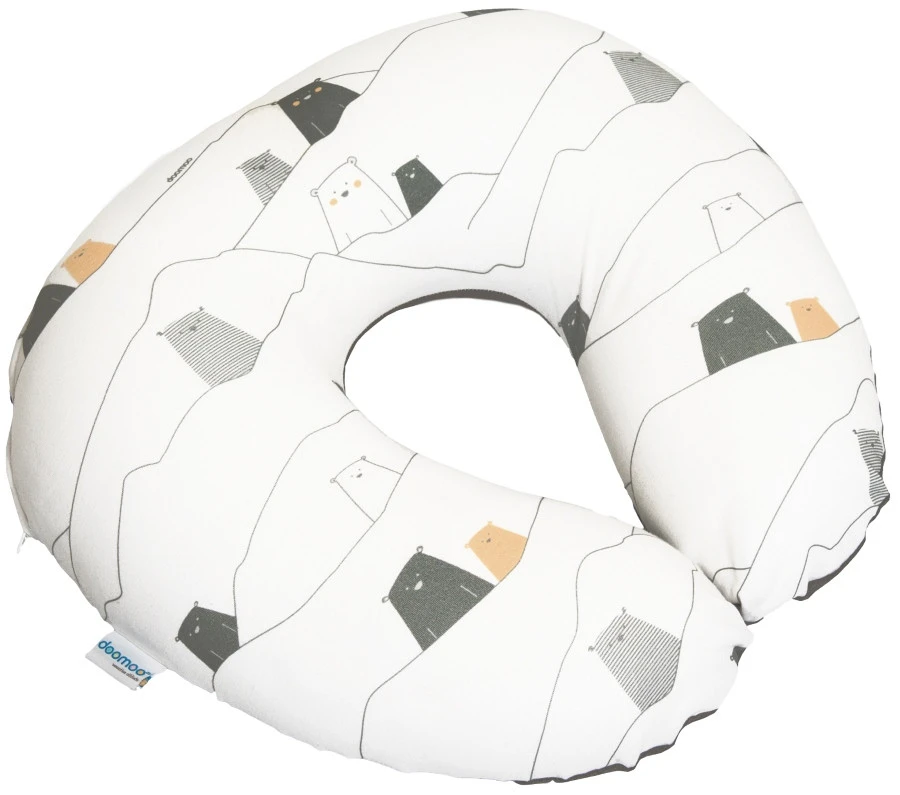 Doomoo Softy Bear Grey Voedingskussen S04 Doomoo Softy Bear Grey Voedingskussen S04 -Bekende Babyartikelen Winkel doomoo softy bear grey voedingskussen s04 2