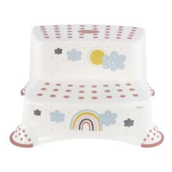 Keeeper Rainbow Wit 2 Treden Opstapje 1003110029700 -Bekende Babyartikelen Winkel keeeper rainbow wit 2 treden opstapje 1003110029700 1