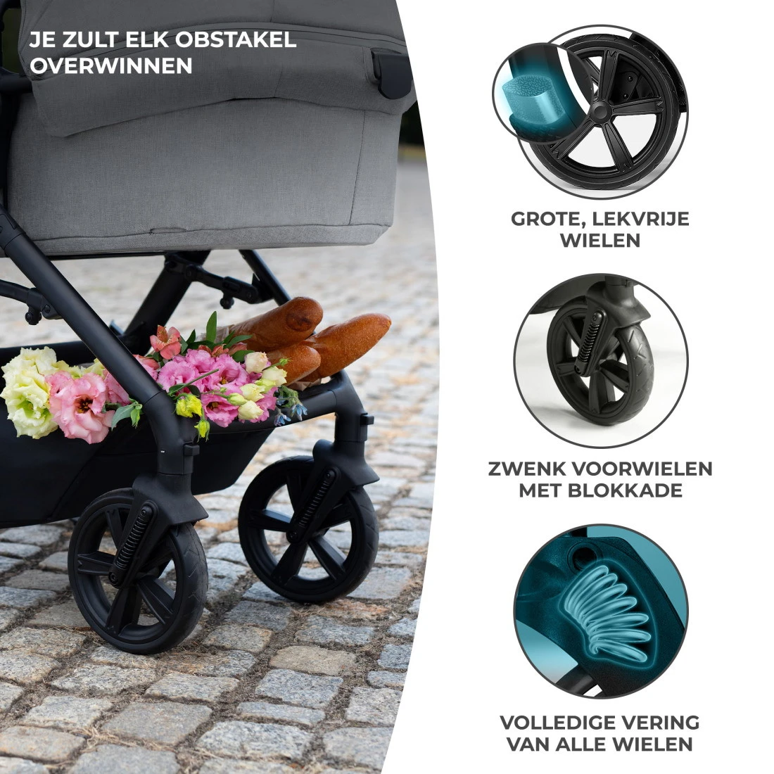 Kinderkraft A-Tour Black 3-in-1 Kinderwagen Incl. Autostoel KSATOU00BLK3000 -Bekende Babyartikelen Winkel kinderkraft a tour dark grey 3 in 1 kinderwagen incl. autostoel ksatou00dgr3000 11 1