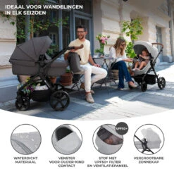 Kinderkraft A-Tour Dark Grey 3-in-1 Kinderwagen Incl. Autostoel KSATOU00DGR3000 -Bekende Babyartikelen Winkel kinderkraft a tour dark grey 3 in 1 kinderwagen incl. autostoel ksatou00dgr3000 12