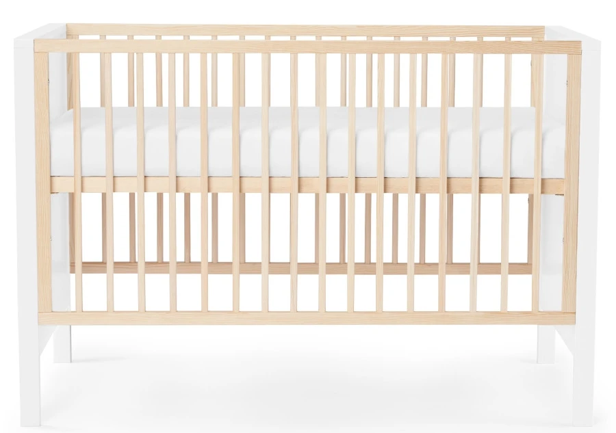 Kinderkraft Mia Wit Ledikant KKHMIAWHT0000 Kinderkraft Mia Wit Ledikant KKHMIAWHT0000 -Bekende Babyartikelen Winkel kinderkraft mia wit ledikant incl. matras kkhmiawht000m 1 3 1