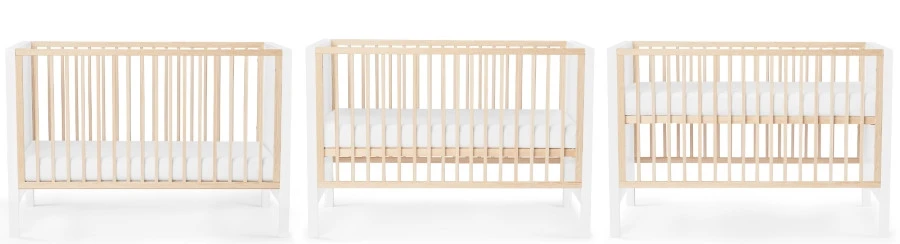 Kinderkraft Mia Wit Ledikant KKHMIAWHT0000 Kinderkraft Mia Wit Ledikant KKHMIAWHT0000 -Bekende Babyartikelen Winkel kinderkraft mia wit ledikant incl. matras kkhmiawht000m 1 6 1