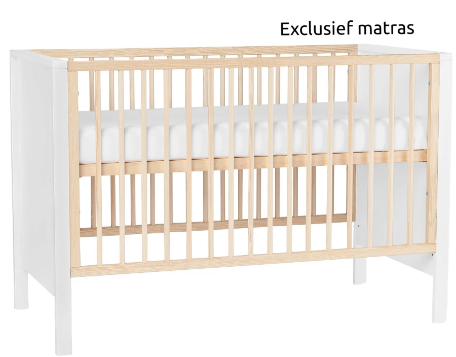 Kinderkraft Mia Wit Ledikant KKHMIAWHT0000 Kinderkraft Mia Wit Ledikant KKHMIAWHT0000 -Bekende Babyartikelen Winkel kinderkraft mia wit ledikant kkhmiawht0000 100