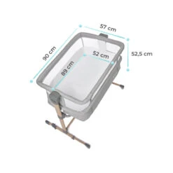 Kinderkraft Neste Air Grey Wieg Aan Bed KKLNEAIRGRY000 8 Kinderkraft Neste Air Grey Wieg Aan Bed KKLNEAIRGRY000 -Bekende Babyartikelen Winkel kinderkraft neste air grey wieg aan bed kklneairgry000 .7