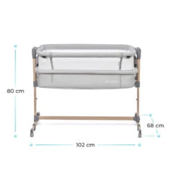 Kinderkraft Neste Air Grey Wieg Aan Bed KKLNEAIRGRY000 9 Kinderkraft Neste Air Grey Wieg Aan Bed KKLNEAIRGRY000 -Bekende Babyartikelen Winkel kinderkraft neste air grey wieg aan bed kklneairgry000 .8