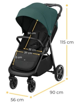 Kinderkraft Route Emerald Green Wandelwagen KSROUT00GRE0000 -Bekende Babyartikelen Winkel kinderkraft route emerald green wandelwagen ksrout00gre0000 9 1