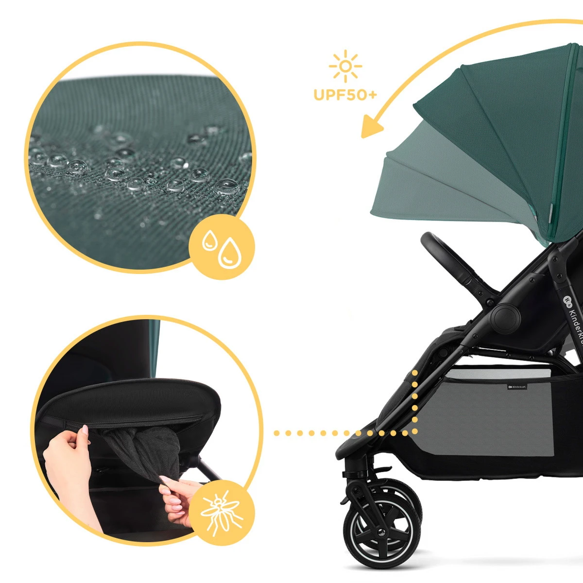 Kinderkraft Route Platinum Grey Wandelwagen KSROUT00GRY0000 Kinderkraft Route Platinum Grey Wandelwagen KSROUT00GRY0000 -Bekende Babyartikelen Winkel kinderkraft route wandelwagen 21