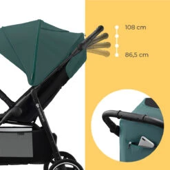 Kinderkraft Route Platinum Grey Wandelwagen KSROUT00GRY0000 18 Kinderkraft Route Platinum Grey Wandelwagen KSROUT00GRY0000 -Bekende Babyartikelen Winkel kinderkraft route wandelwagen 25