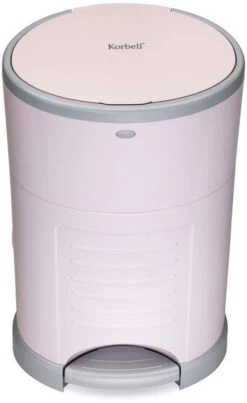 Korbell Pink Nappy Disposal System Luieremmer M250DSP -Bekende Babyartikelen Winkel korbell luieremmer roze 1