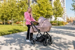 Kunert Ivento Black Deep Graphite 2-in-1 Kinderwagen IVE-09-BLACK -Bekende Babyartikelen Winkel kunert ivento black smoky pink 2 in 1 kinderwagen ive 11 black