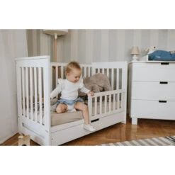 Babykamer Lieke Wit: Ledikant & Commode -Bekende Babyartikelen Winkel ledikant lieke wit 60x120 cm 12