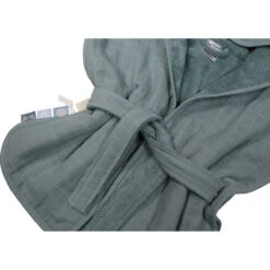 Label Label Silver Blue Badstof/Hydrofiel Badjas LLTT-934673 -Bekende Babyartikelen Winkel lltt 934673 bath robe silver blue 03