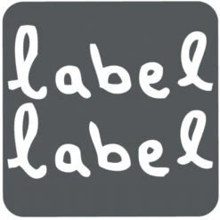 Label Label Silver Blue Badstof/Hydrofiel Badjas LLTT-934673 -Bekende Babyartikelen Winkel logo label label 7 2 1