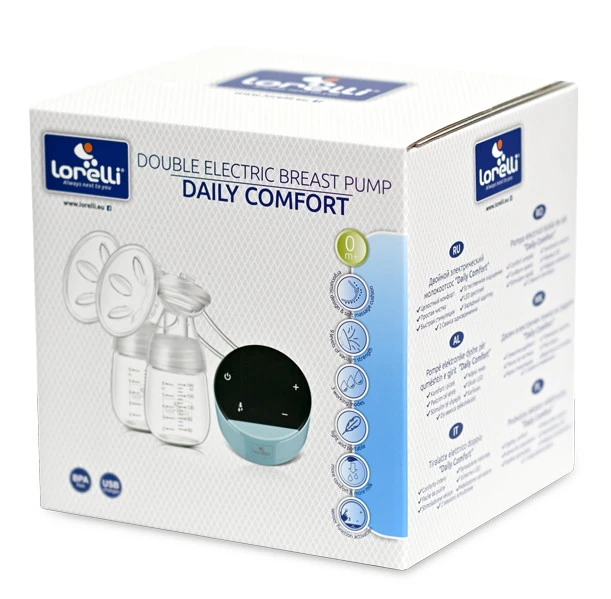 Lorelli Daily Comfort White Dubbele Elektrische Borstkolf 1022059-0003 Lorelli Daily Comfort White Dubbele Elektrische Borstkolf 1022059-0003 -Bekende Babyartikelen Winkel lorelli daily comfort dubbele elektrische borstkolf 2