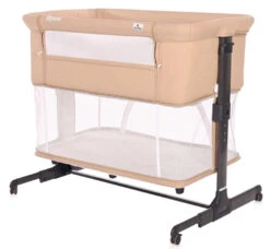 Lorelli Milano Beige 2-in-1 Wieg Aan Bed 1008044-0002 -Bekende Babyartikelen Winkel lorelli milano beige 2 in 1 wieg aan bed 1008044 0002 3