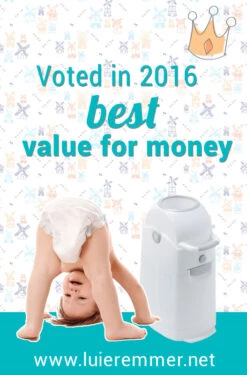 Luieremmer DiaperChamp Regular Silver 4011 -Bekende Babyartikelen Winkel luieremmer award1