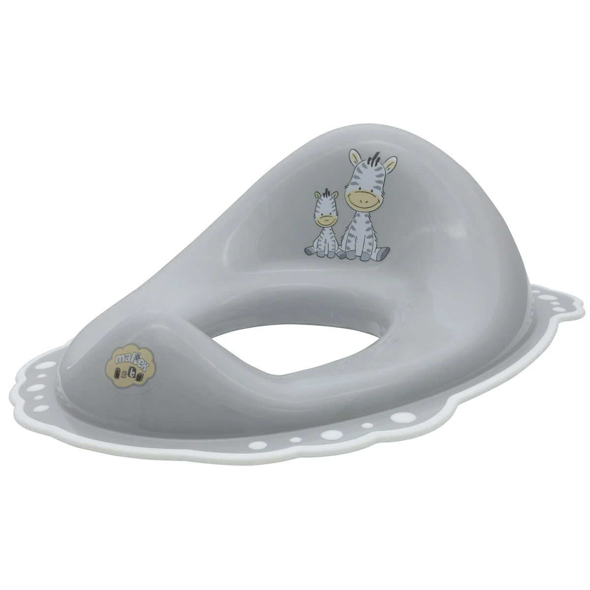 Maltex Deluxe Zebra Grijs Toilettrainer MA6463 Maltex Deluxe Zebra Grijs Toilettrainer MA6463 -Bekende Babyartikelen Winkel