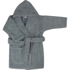 MamaLoes Badstof Licht Blauw 1-2jr Badjas ML010304